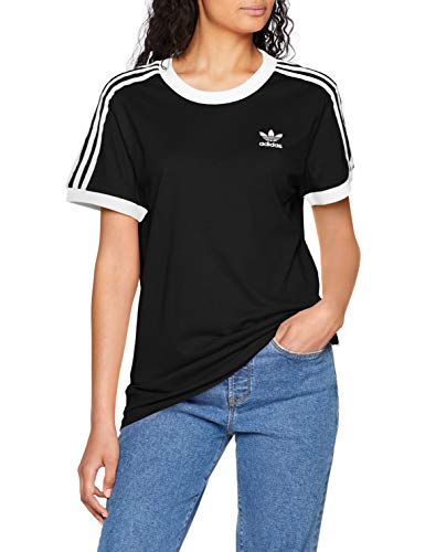 adidas Damen 3 Stripes_CY4751 T-Shirt, Schwarz (black), 38