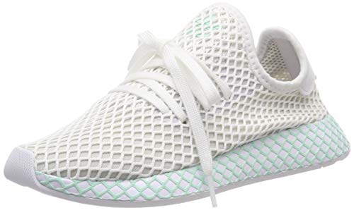 adidas Damen Deerupt Runner W, Laufschuhe, Weiß (Ftwr White/Grey One F17/Clear Mint Ftwr White/Grey One F17/Clear Mint), 39 1/3 EU (6 UK)