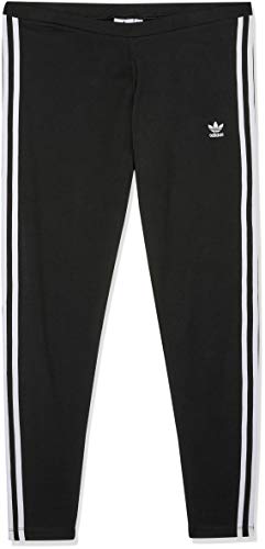 Adidas Damen Leggings 3 Streifen, Schwarz (Black), 36