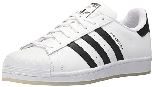 adidas Unisex-Erwachsene Superstar Low-Top, Weiß (Ftwr White/Core Black/Ftwr White), 42 EU