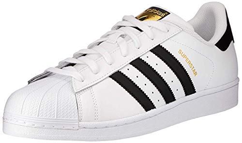 Adidas Unisex-Kinder Superstar J C77154 Low-Top, Weiß Core Black/FTWR White, 38 EU