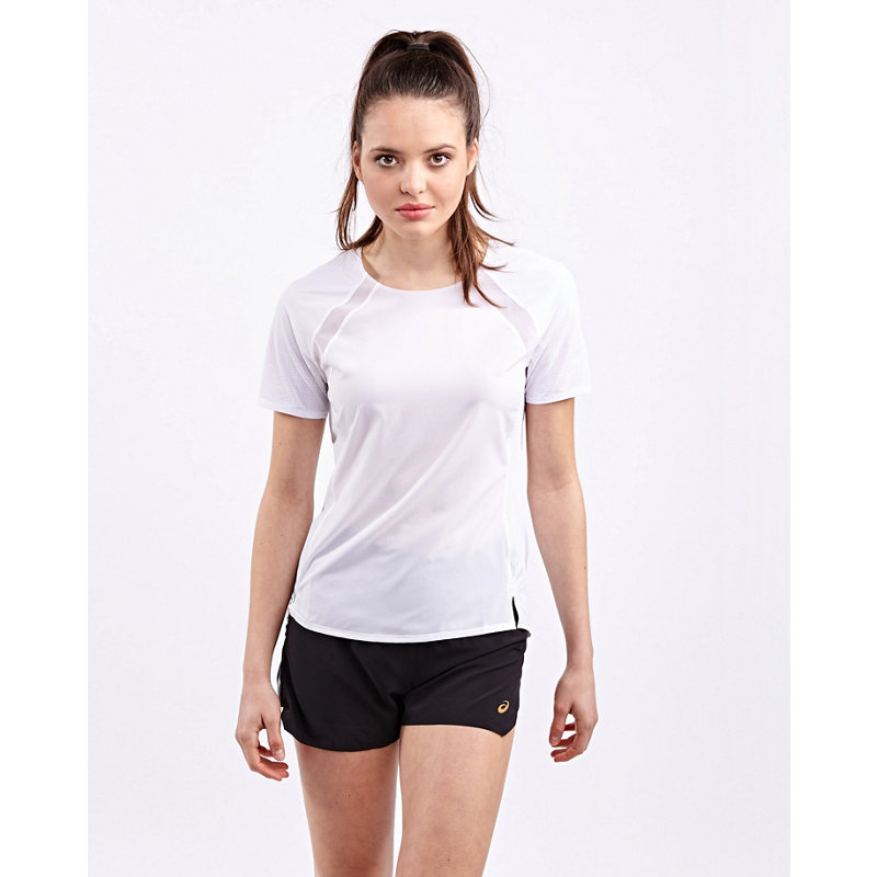 Asics METARUN SHORT SLEEVE TOP - Damen kurz