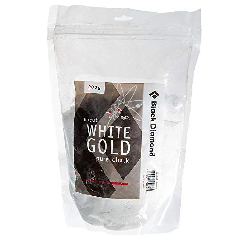 Black Diamond White Gold Loose Chalk Magnesium zum Klettern, Bouldern, Turnen, 300g
