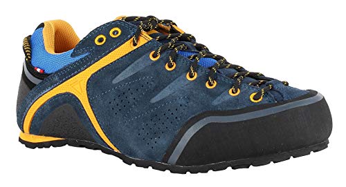 Dachstein Terra Damen und Herren Wanderschuhe/Zustiegsschuhe mit Vibramsohle (43.5 EU, Blau)