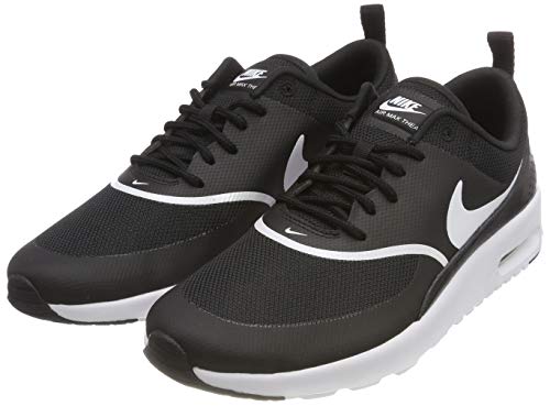 NIKE Damen Sneaker Air Max Thea Laufschuhe, Schwarz (Black/White 028), 36.5 EU