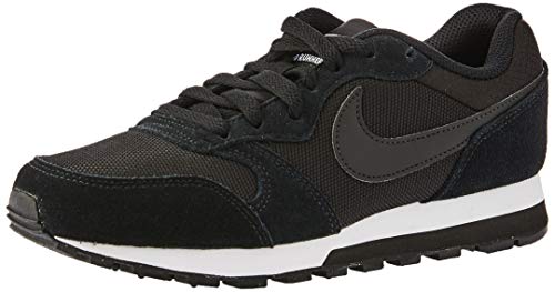 Nike Damen, Sneaker, Md Runner 2, Schwarz (Schwarz/Weiß), 40 EU