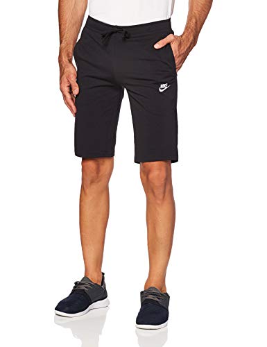 NIKE Herren Nsw Jsy Club Trainingsshorts - Mehrfarbig (Black/White) , M