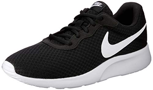 Nike Herren Tanjun Laufschuhe, Schwarz (011 Black/White), 43 EU