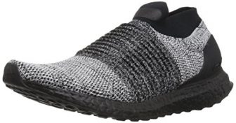 adidas Men's Ultraboost Laceless,black/black/white,14 M US