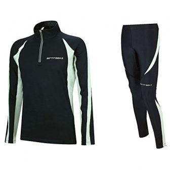 Airtracks Winter Funktions Laufset/Thermo Laufhose Lang Pro + Thermo Laufshirt Langarm Pro...