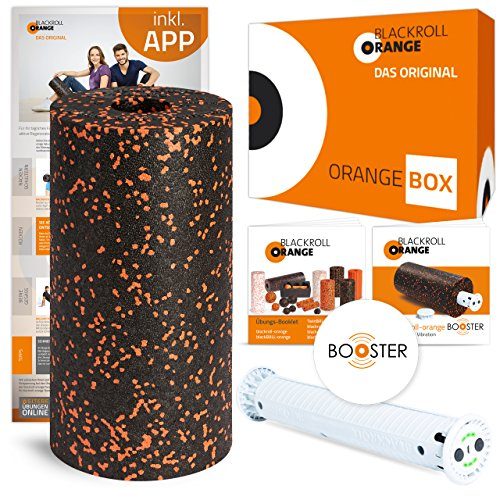 blackroll-orange Booster-Set Standard (inkl. Standard-Rolle, Booster Booklet, Übungs-Booklet und optionale kostenlose App)