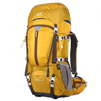 Eshow Trekkingrucksäcke Backpacker Rucksack Reiserucksack für Reisen Wandern und Bergsteigen Wasserdicht Ultraleicht...