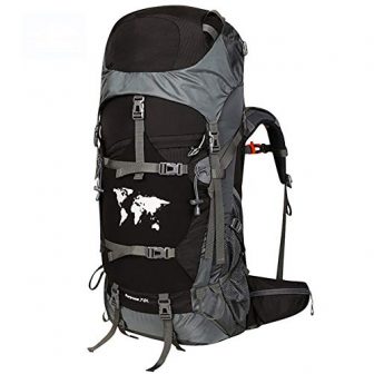 HBAOT Backpacker Rucksackk Militär Reise Sport Trekkingrucksack Camping Radfahren wasserdichte Ultraleicht Mit...