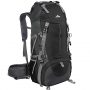 Lukasa Wanderrucksack 50L, Herren Damen 45L+5L Wasserdichter Rucksack Trekkingrucksack Reiserucksack Outdoor Wanderrucksack Mit Regenabdeckung Für Wandern, Bergsteigen und Reisen Sport