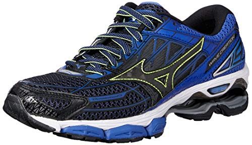 Mizuno Herren Wave Creation 19 Laufschuhe, Mehrfarbig Black/dazzlingblue 10, 45 EU