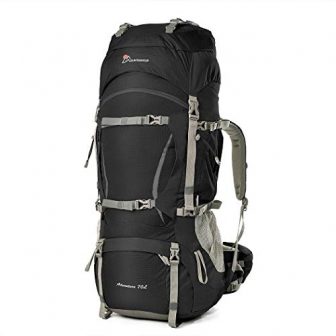 MOUNTAINTOP 70+10Liter/80L Backpacker Rucksack