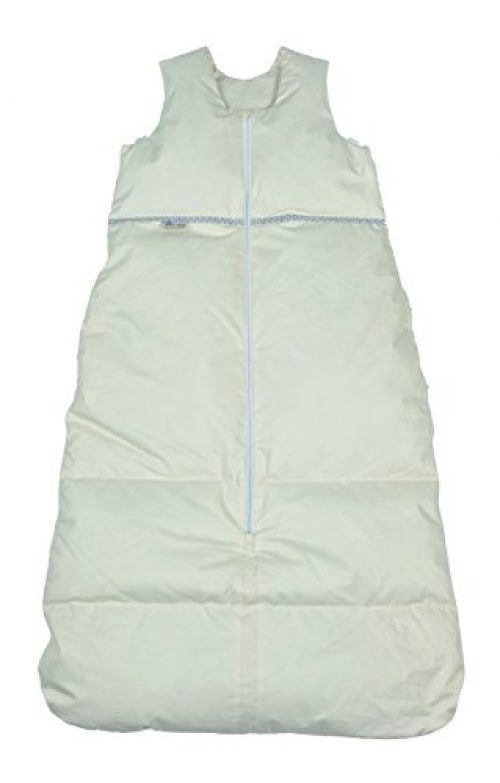 Premium Daunenschlafsack Baby, längenverstellbar, Alterskl. ca 12-24 Monate, creme, 110 cm