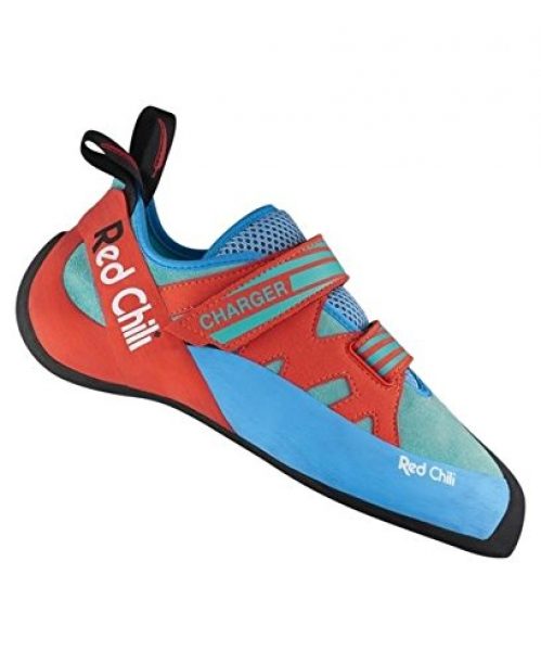 Red Chili Unisex - Erwachsene Charger Kletterschuhe, Turquoise-Orange (381), UK 6