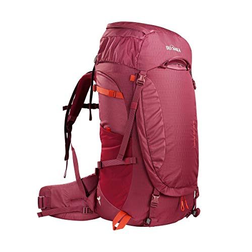 Tatonka Noras 55+10 Tourenrucksäcke Damen für Damen - mit Frontöffnung - 65 Liter - Bordeaux red