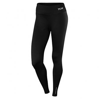 TCA SuperThermal - Damen Thermo Sportleggings/Laufhose - Schwarz/Schwarz, M