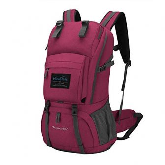 Wind Took 40L Damen Rucksack Backpacker Rucksack Daypack mit Regenschutz, 55 x...