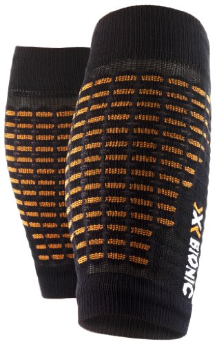 X-Bionic Erwachsene Funktionsbekleidung Spyker Pack Kompressions-beinlinge, black/orange, S/M